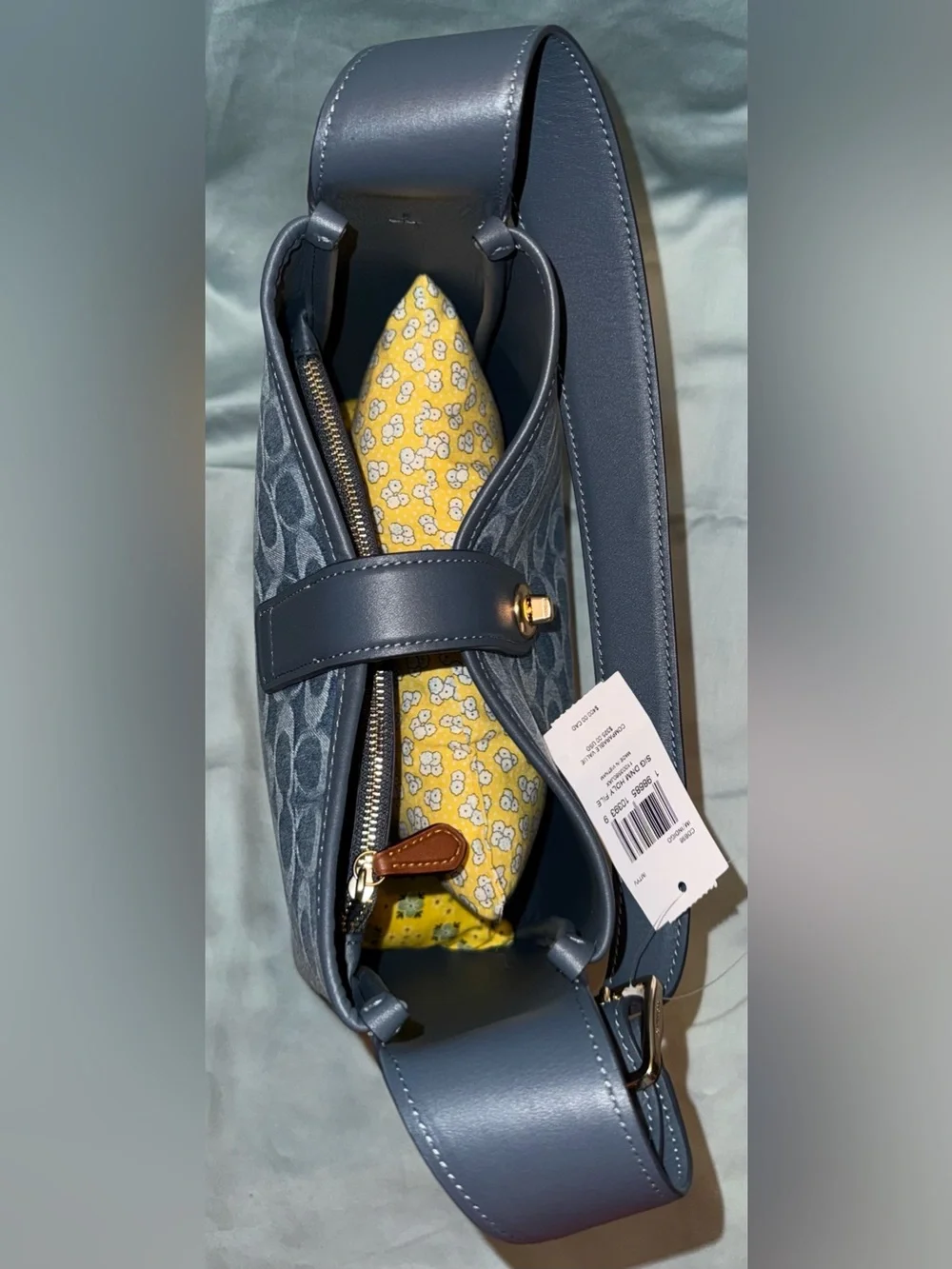 Coach CDB98 Hadley Convertible Crossbody Bag in Signature Denim - Picture 8 of 15